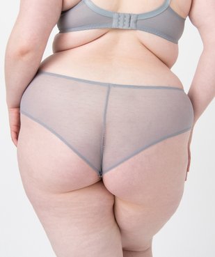 Shorty en dentelle et tulle femme grande taille vue2 - GEMO(HOMWR FEM) - GEMO