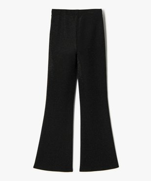 Pantalon flare en maille pailletée fille vue4 - GEMO (JUNIOR) - GEMO