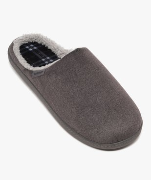 Chaussons mules dessus velours homme - Isotoner vue5 - ISOTONER - GEMO