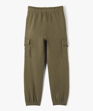 Pantalon de jogging avec poches à rabat garçon vue4 - GEMO (JUNIOR) - GEMO