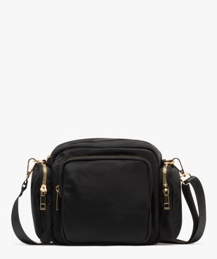 Sac besace compact multipoche en satin femme vue1 - GEMO (ACCESS) - GEMO