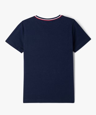 Tee-shirt à manches courtes garçon - Allez les bleus vue4 - ALLEZ LES BLEUS - GEMO