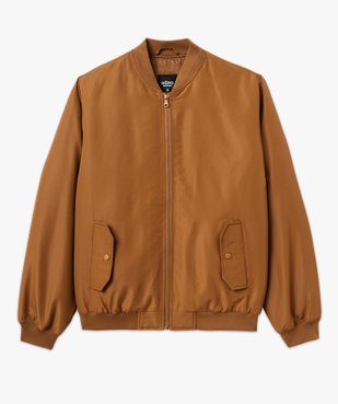 Blouson zippé style bomber homme vue4 - GEMO 4G HOMME - GEMO