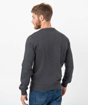 Sweat homme avec intérieur molletonné vue3 - GEMO (HOMME) - GEMO