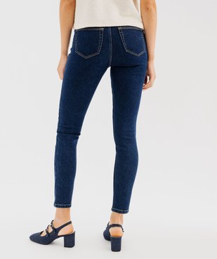 Jean Slim taille haute stretch femme vue9 - GEMO(FEMME PAP) - GEMO