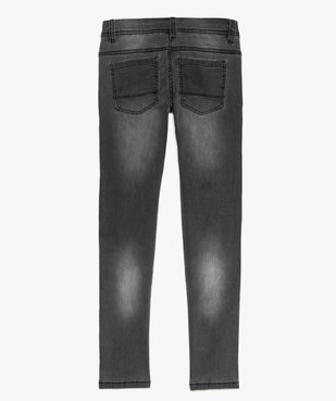 Jean garçon ultra skinny stretch avec plis aux hanches vue4 - GEMO (JUNIOR) - GEMO