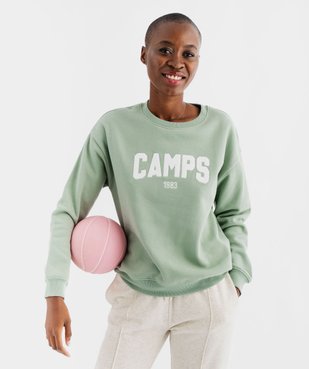 Sweat en molleton douillet femme - Camps United vue2 - CAMPS - GEMO