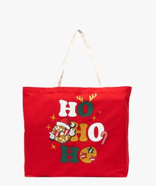 Tote bag à motifs de Noël avec paillettes vue1 - GEMO (ACCESS) - GEMO