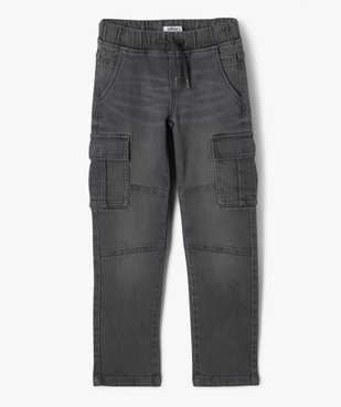 Pantalon cargo coupe slim résistant à l’usure garçon vue2 - GEMO (ENFANT) - GEMO