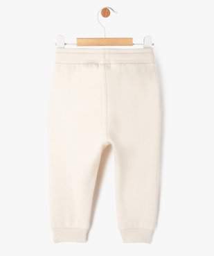 Pantalon de jogging avec ceinture bord-côte bébé garçon vue3 - GEMO 4G BEBE - GEMO