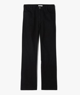 Pantalon en toile coupe large à taille haute fille vue2 - GEMO 4G FILLE - GEMO