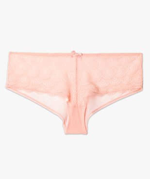 Shorty en dentelle et tulle femme grande taille vue4 - GEMO(HOMWR FEM) - GEMO