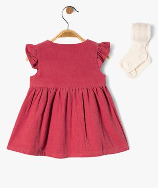 Ensemble 2 pièces robe + collants bébé fille - LuluCastagnette vue5 - LULUCASTAGNETTE - GEMO