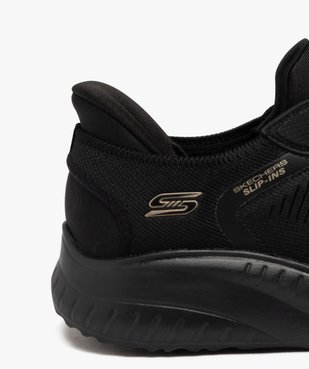 Baskets femme souples à enfiler avec semelle à rainures Slip ins Bobsquad - Skechers vue6 - SKECHERS - GEMO