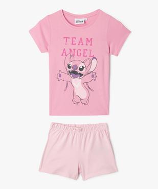 Pyjashort à motif Angel fille - Stitch Disney vue1 - LILO & STITCH - GEMO