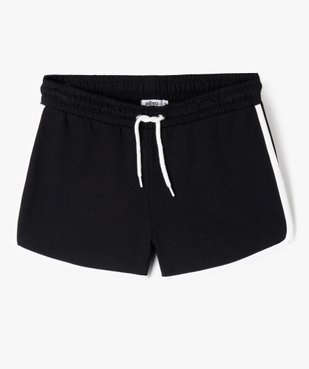 Short en maille avec biais contrastants fille vue1 - GEMO 4G FILLE - GEMO