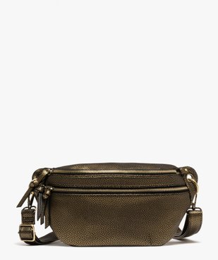 Sac banane grand format en matière grainée femme vue1 - GEMO (ACCESS) - GEMO