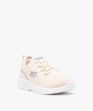 Baskets femme unies légères à lacets - Skechers vue2 - SKECHERS - GEMO