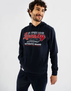 Sweat zippé à capuche avec inscriptions homme - Tokyo Laundry vue2 - TOKYO LAUNDRY - GEMO