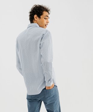 Chemise à motifs fleuris à manches longues homme vue3 - GEMO 4G HOMME - GEMO