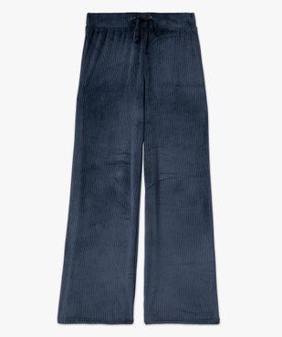 Pantalon de pyjama en velours côtelé femme vue4 - GEMO(HOMWR FEM) - GEMO