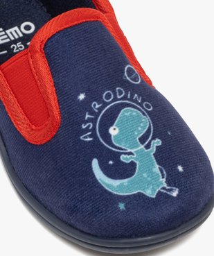 Chaussons garçon forme pantoufles astrodino vue6 - GEMO 4G GARCON - GEMO