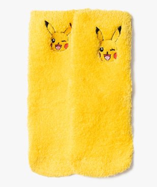 Chaussettes épaisses en maille chenille imprimé Pikachu garçon - Pokémon vue1 - POKEMON - GEMO