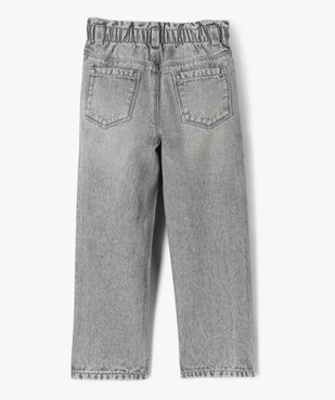 Jean slouchy à taille haute ajustable fille vue4 - GEMO (ENFANT) - GEMO