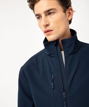 Blouson léger avec col montant homme vue2 - GEMO 4G HOMME - GEMO