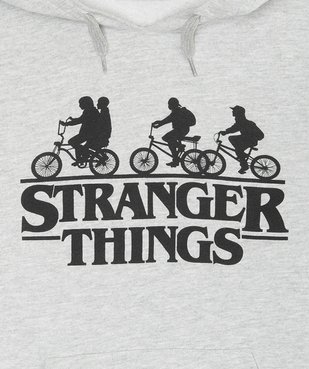 Sweat garçon à capuche avec motif – Stranger Things vue2 - STRANGER THINGS - GEMO