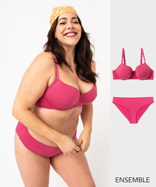 Ensemble de maillot de bain deux pièces grande taille pour femme - GEMO