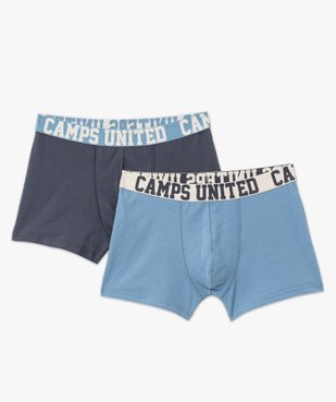 Boxer en coton stretch unis homme (lot de 2) - Camps United vue5 - CAMPS GEMO FOR GOOD - GEMO