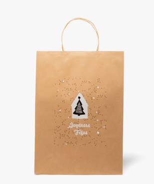 Sac cadeau en papier spécial Noël  vue1 - GEMO (ACCESS) - GEMO