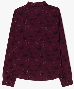 Chemise fluide boutonnée à motifs vue2 - GEMO (JUNIOR) - GEMO