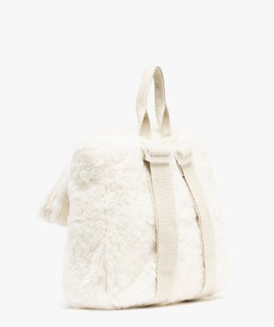 Sac à dos en maille peluche motif lapin fille vue2 - GEMO (ENFANT) - GEMO