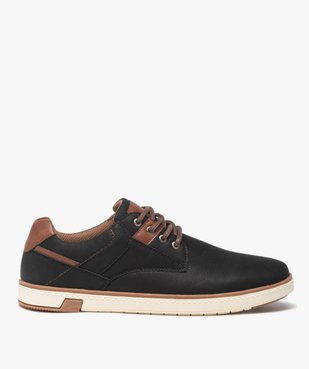 Derbies homme casual à lacets avec semelle contrastante vue1 - GEMO (CASUAL) - GEMO