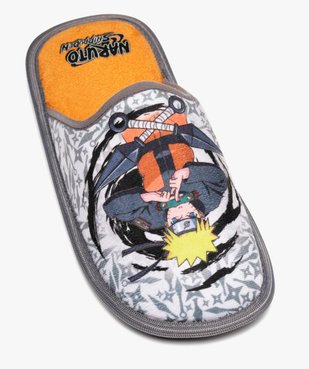 Chaussons homme mules en velours imprimé - Naruto vue5 - NARUTO - GEMO