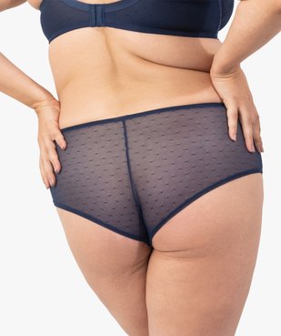 Shorty en dentelle et tulle femme grande taille vue2 - GEMO(HOMWR FEM) - GEMO