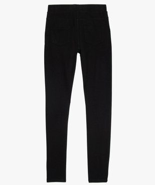 Pantalon fille souple à taille élastique et poches zippées vue2 - GEMO (JUNIOR) - GEMO