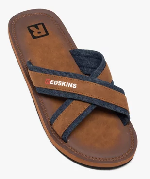 Mules de piscine homme à brides denim - Redskins vue5 - REDSKINS - GEMO