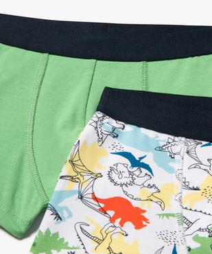 Boxers assortis motif dinosaures  garçon (lot de 2) vue3 - GEMO 4G GARCON - GEMO