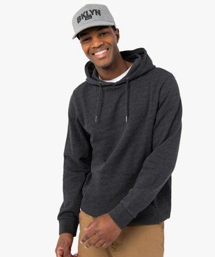 Sweat à capuche intérieur molletonné homme vue4 - GEMO (HOMME) - GEMO