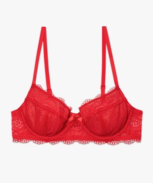 Soutien-gorge forme corbeille en dentelle femme vue4 - GEMO(HOMWR FEM) - GEMO