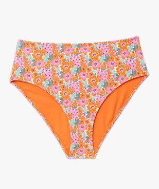 Bas de maillot de bain à motifs fleuris femme vue4 - GEMO 4G FEMME - GEMO