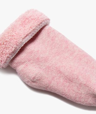 Chaussettes en maille bouclette douillette bébé (lot de 2) vue3 - GEMO 4G BEBE - GEMO