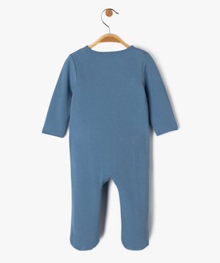 Pyjama dors-bien fermeture devant avec motifs exotiques bébé vue4 - GEMO 4G BEBE - GEMO