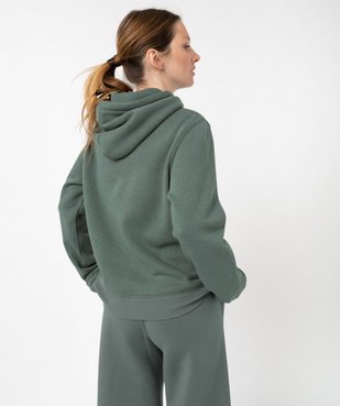 Sweat à capuche en molleton doux femme vue3 - GEMO(FEMME PAP) - GEMO