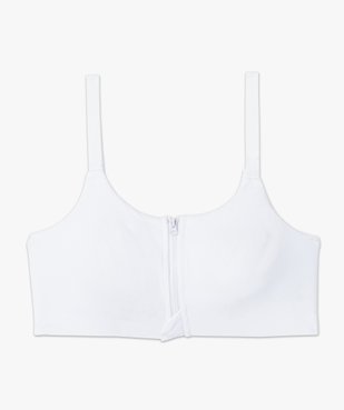 Soutien-gorge post-opératoire en microfibre et dentelle vue4 - GEMO(HOMWR FEM) - GEMO