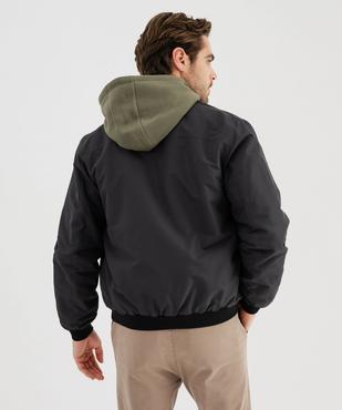 Blouson zippé style bomber homme vue3 - GEMO 4G HOMME - GEMO