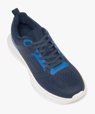 Baskets homme en mesh ultra-légères avec semelle à cavités vue6 - ATHLETIC GEMO FOR GOOD - GEMO